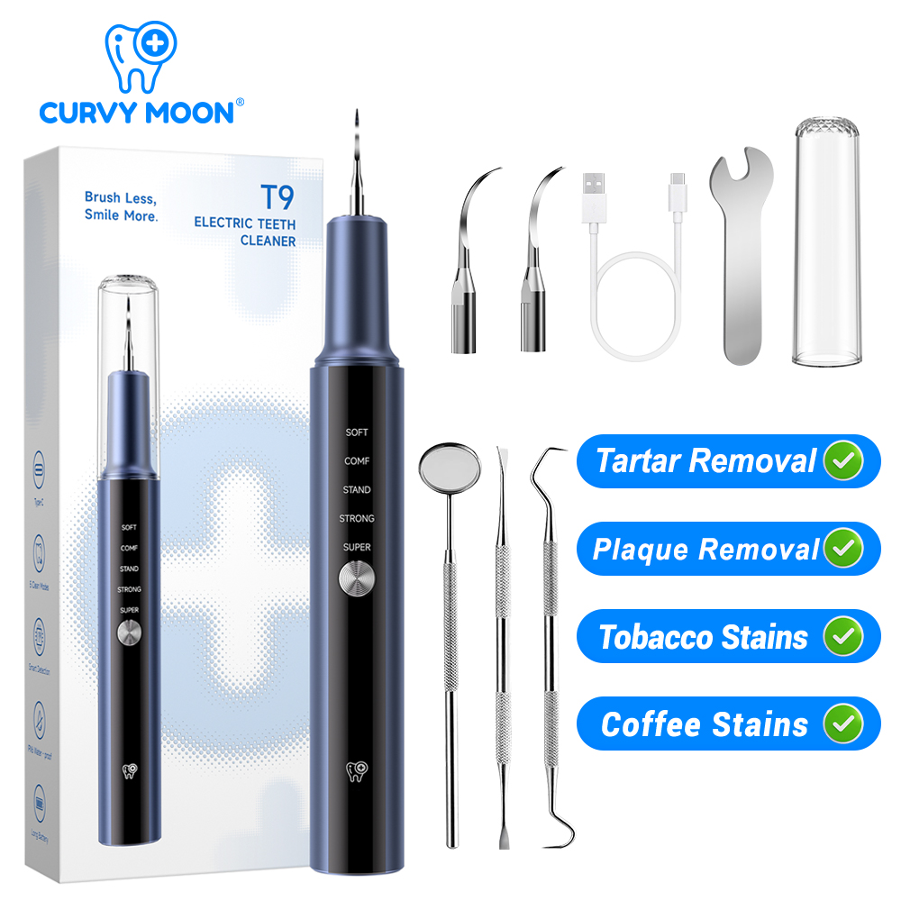 Teeth Whitening Mouthwash - Limpiador Dental Eléctrico Ultrasónico, Removedor de