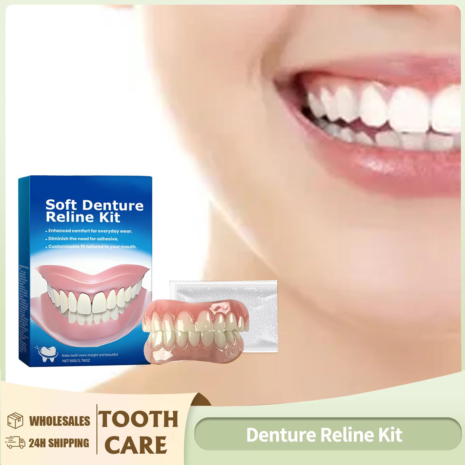 Kit de reparación de dentadura - Teeth Whitening Kit reseña y precio