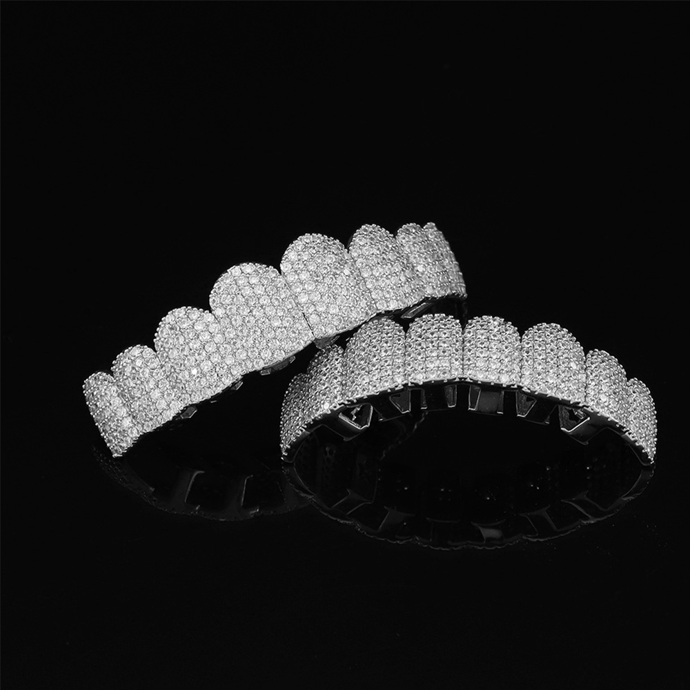 Grillz Dentales Plateados con  - Teeth Whitening Moulds reseña y precio