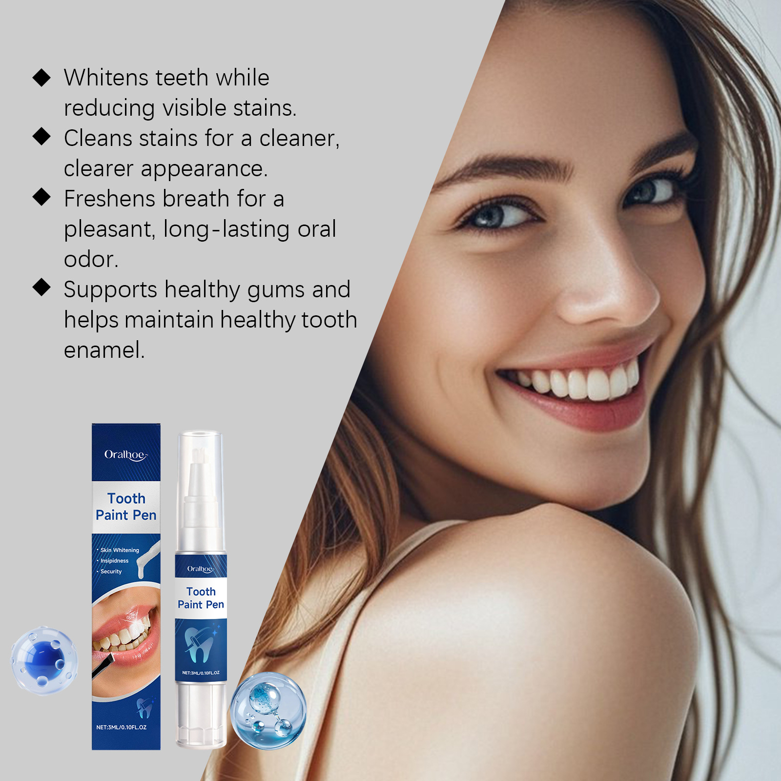 ORALHOE Lápiz Blanqueador Dent - Teeth Whitening Pens reseña y precio